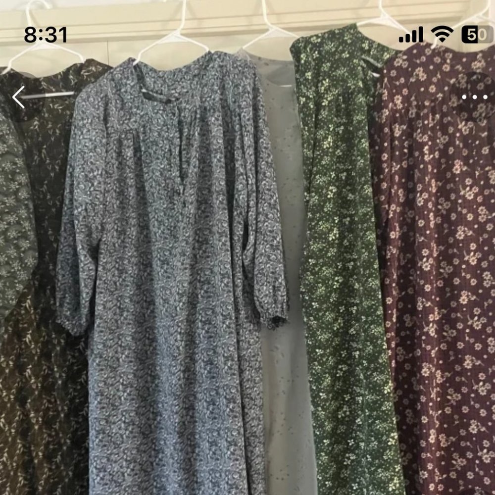 - Any three Custom made  home gown maxi dresses - Excellent condition